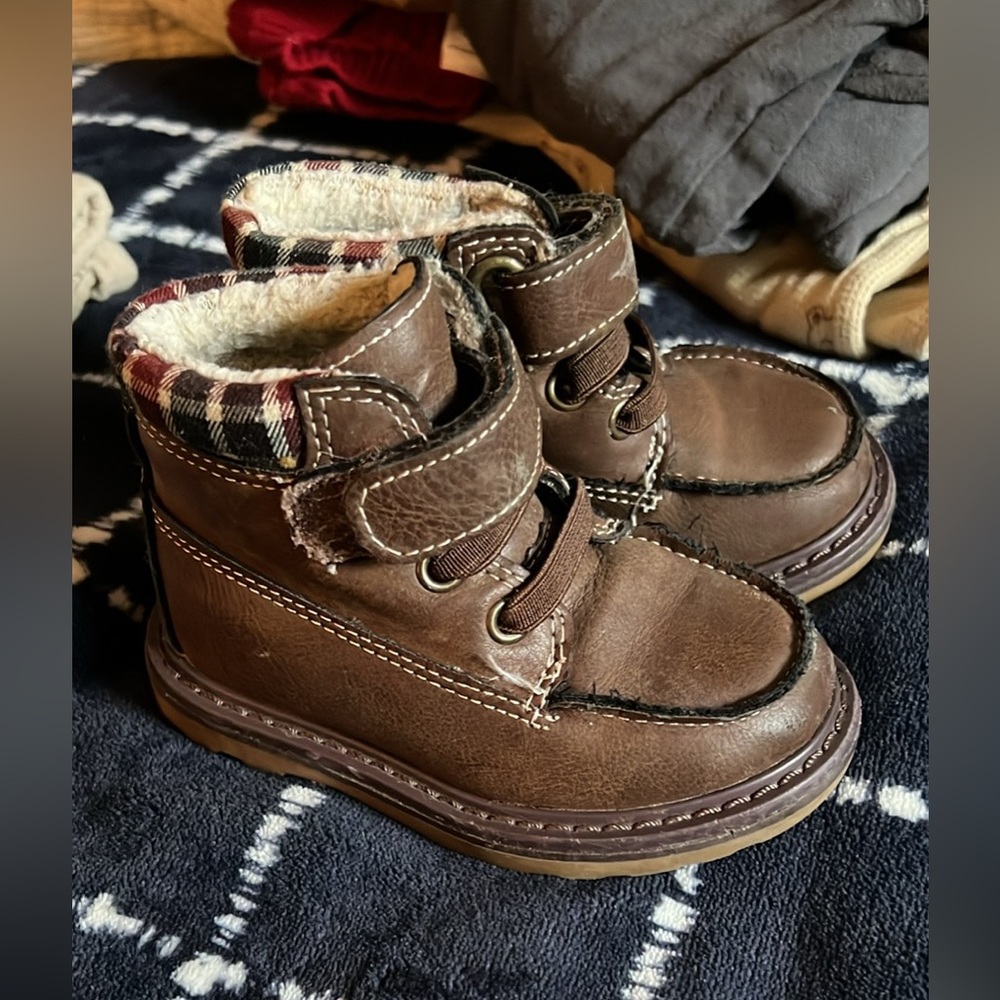 Brown Kids Boots